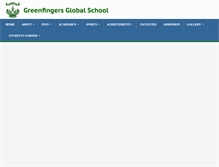 Tablet Screenshot of greenfingersglobalschool.com